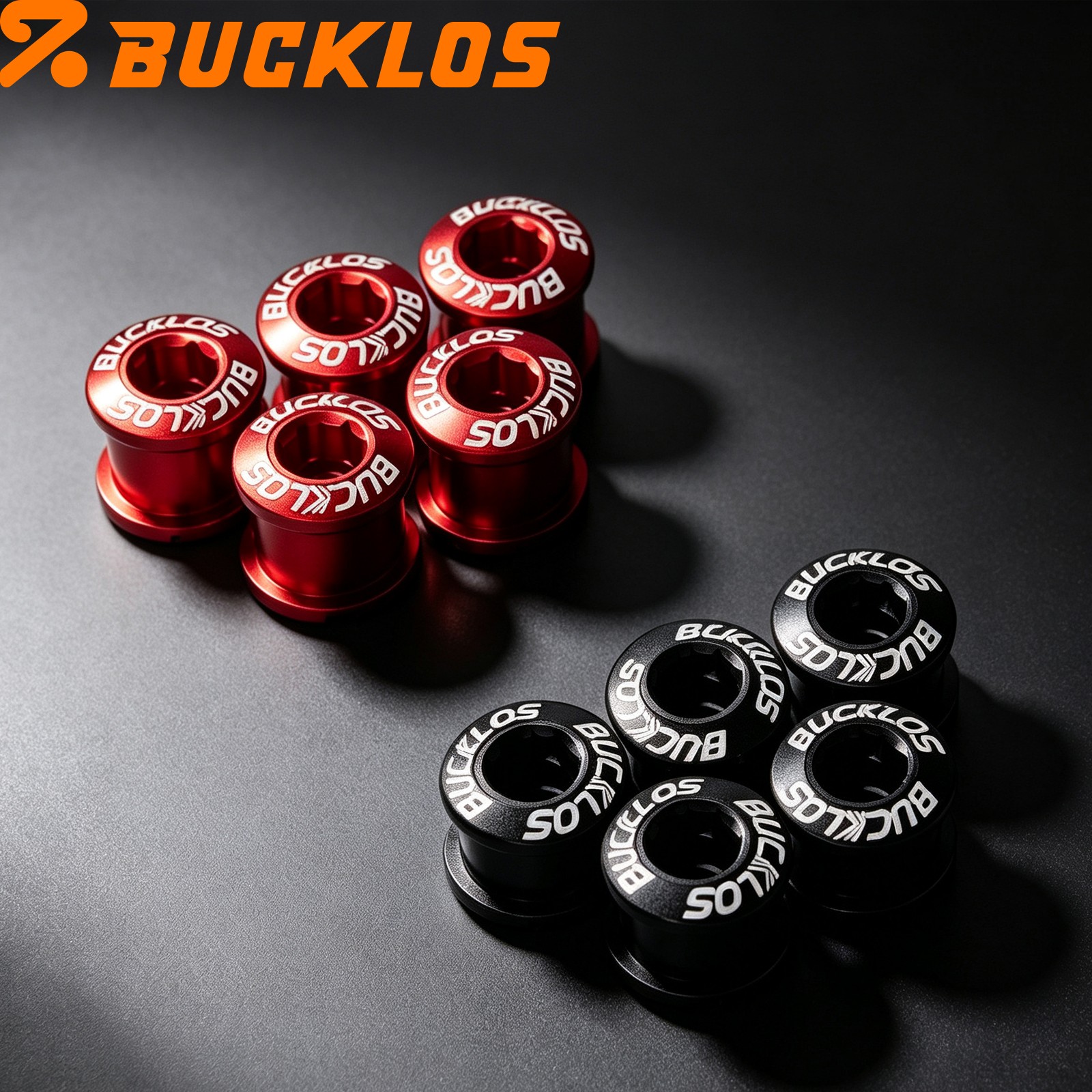 BUCKLOS 6.5/8.5MM Aluminum Single/Double/Triple 4/5pc MTB Bike Chainring Bolts