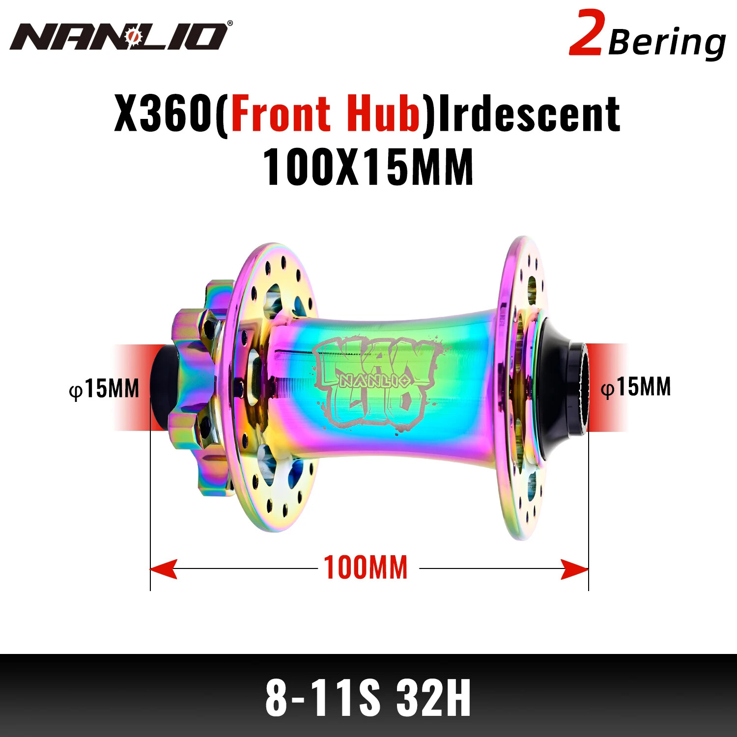 360T Noise Hub 8 Pawls 3 Ratchet 32H Sealed Bearings Bike Wheel Hub HG 8-11S