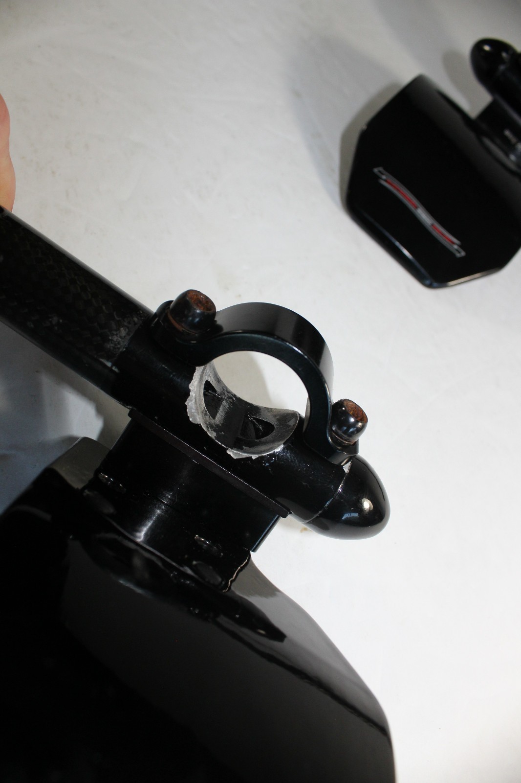 Vision Aerobar Clip On Carbon Fiber