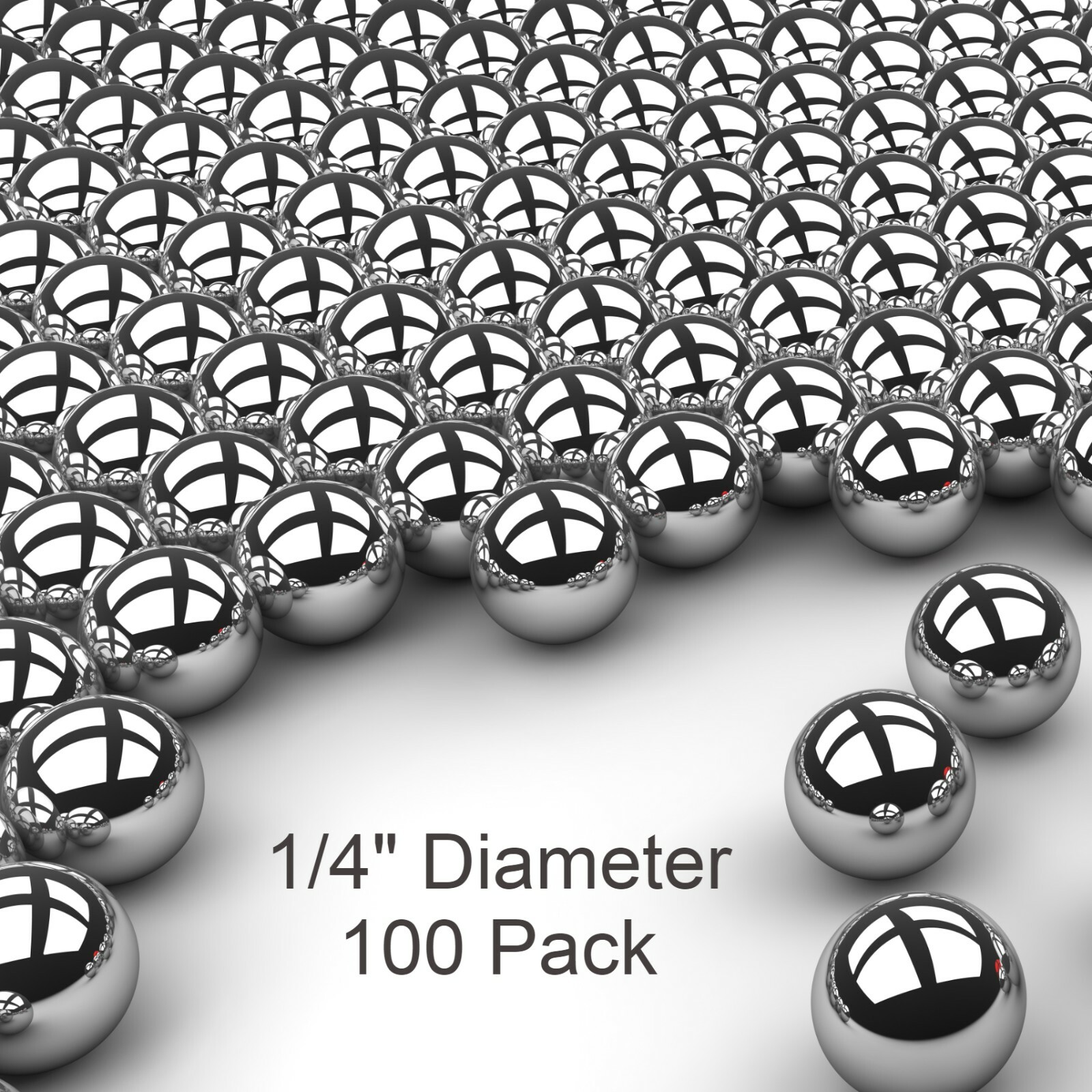 Campagnolo Shimano Hub Bracket 1/4″ Grade 25 Bicycle Bearing Balls (Pack of 100)