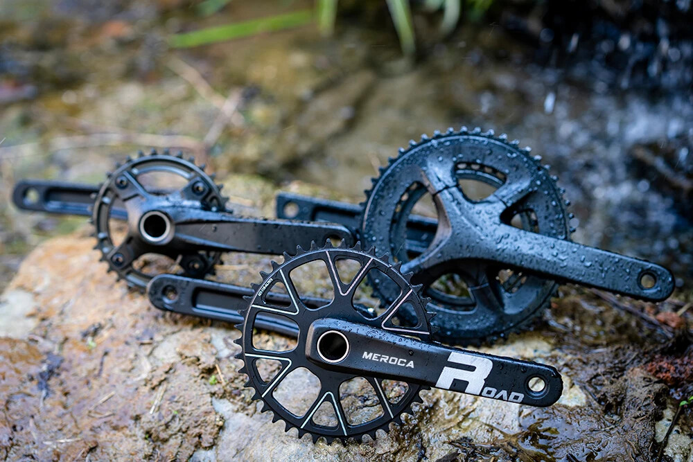 Road Crank 170mm Arm 40T/42T Sprocket Road Bicycle Crankset 9S 10S 11S 12S