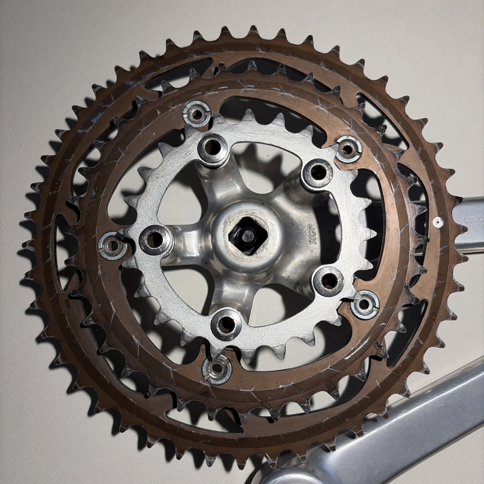 Nice Suntour XC Pro Crankset 175 mm Vintage Mountain Bike
