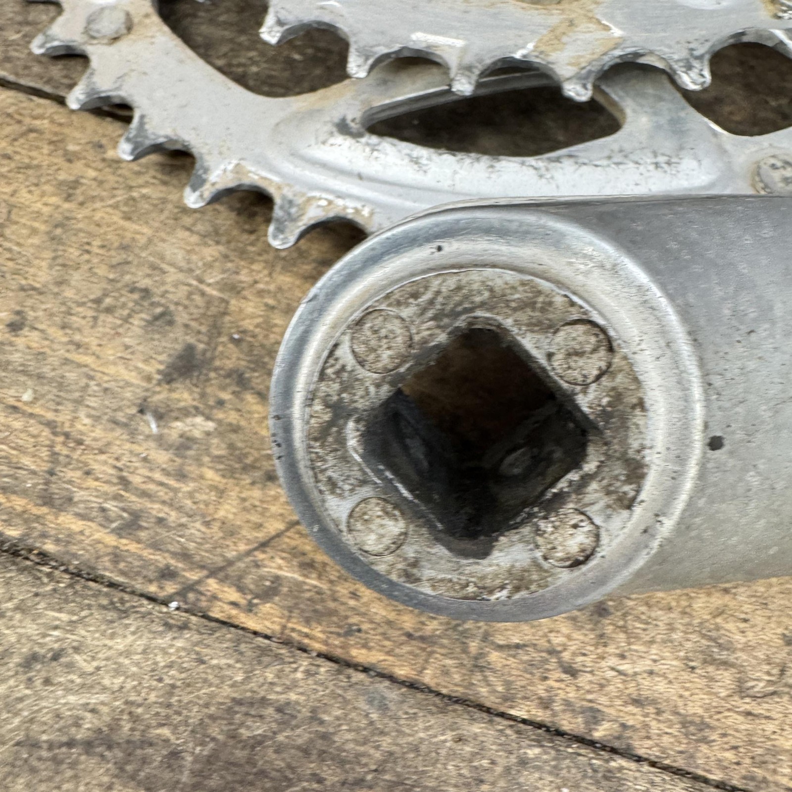 Vintage Sugino Triple Crankset 175mm Specialized Strongarm 42/32/22T 90s MTB