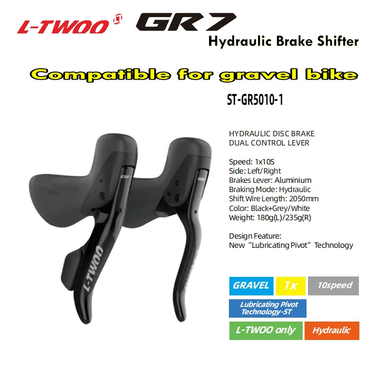 LTWOO 10/11/12 Speed Gravel Bike Hydraulic Brake Shifter Levers Front/Rear