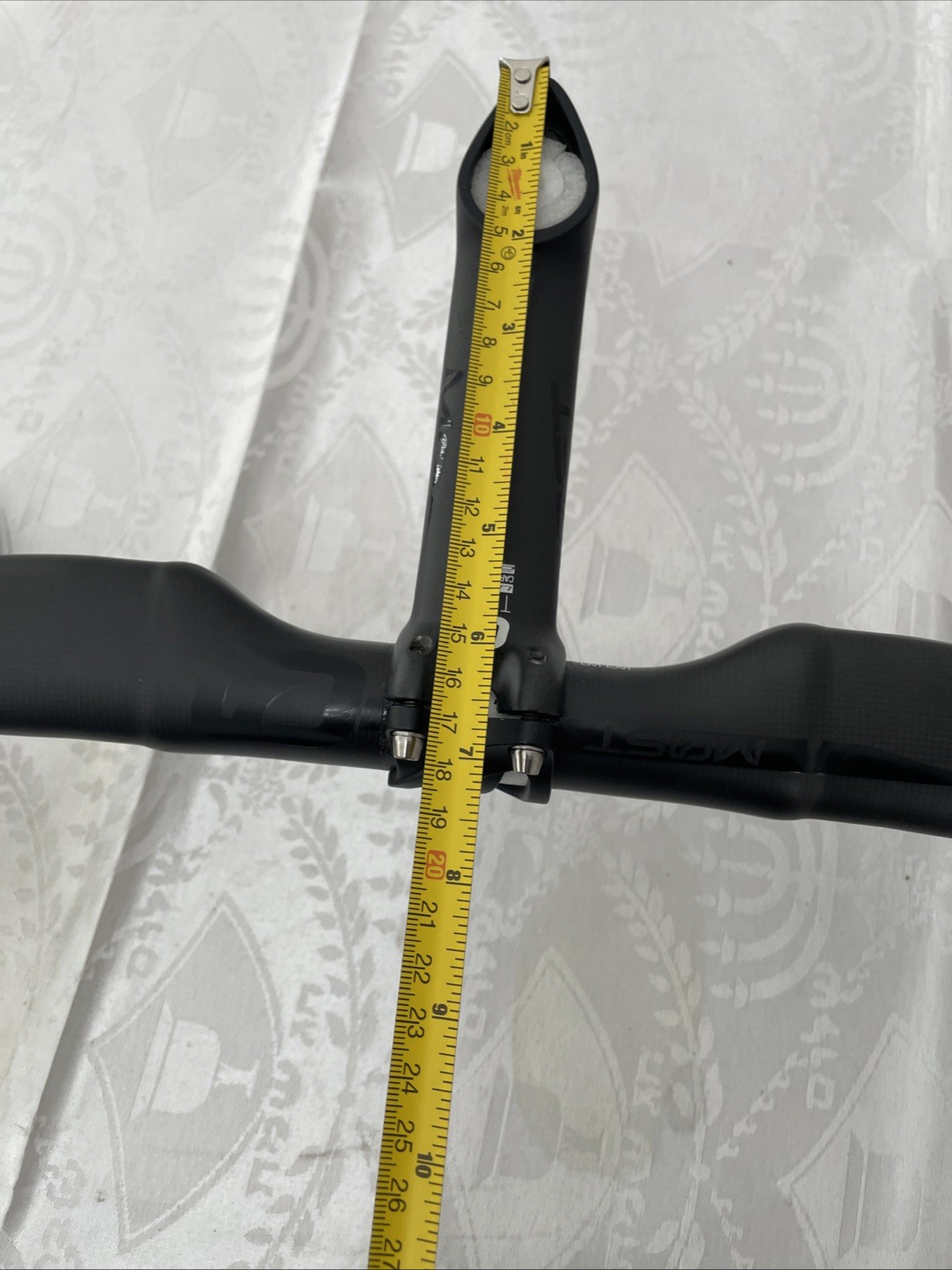 Pinarello Most Jaguar XFC Aero TiCR Carbon Road Handlebar (Matt-Black) 450/180mm
