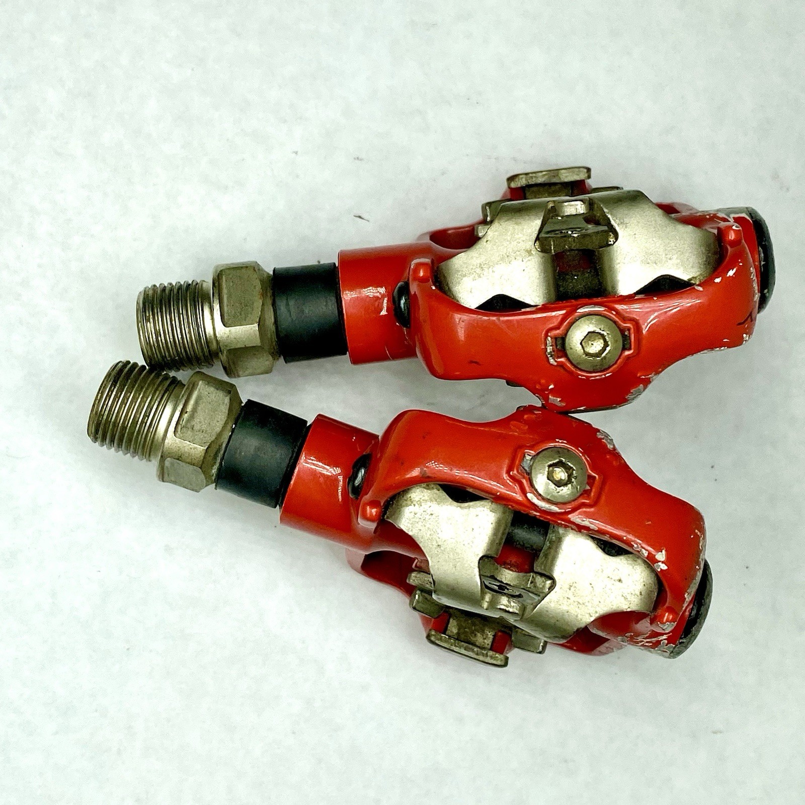 Ritchey Logic SPD Clipless Pedals Red 9/16” MTB Gravel Bike Pair