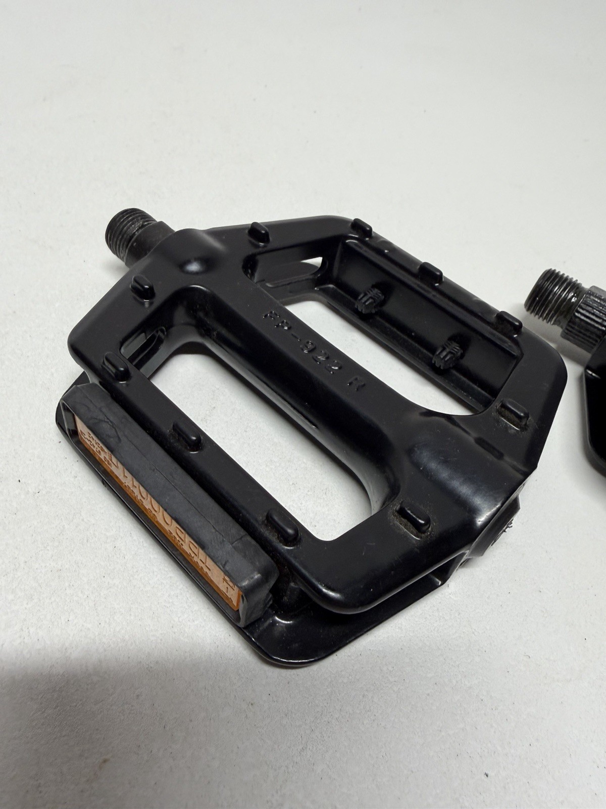 Set FP-922 1/2″ BMX Bike Bicycle Pedals Pair Left & Right Black W Reflectors