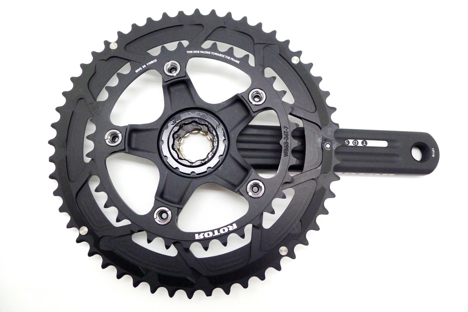 ROTOR 3D30 noQ 11 Speed 52/36T 172.5mm Crankset (without BB)