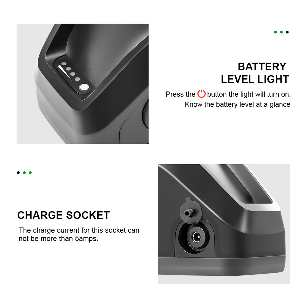 RAD POWER Ebike Battery 48V 14Ah Electric Bike Bicycle Lithium Battery 48V