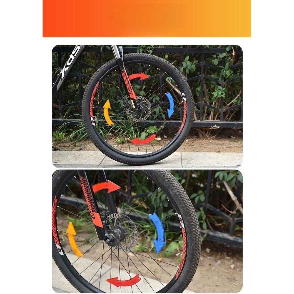 36pcs Bike Spoke Reflector ABS Plastic 15.5/2.5cm Diamond Lattice Night Safety