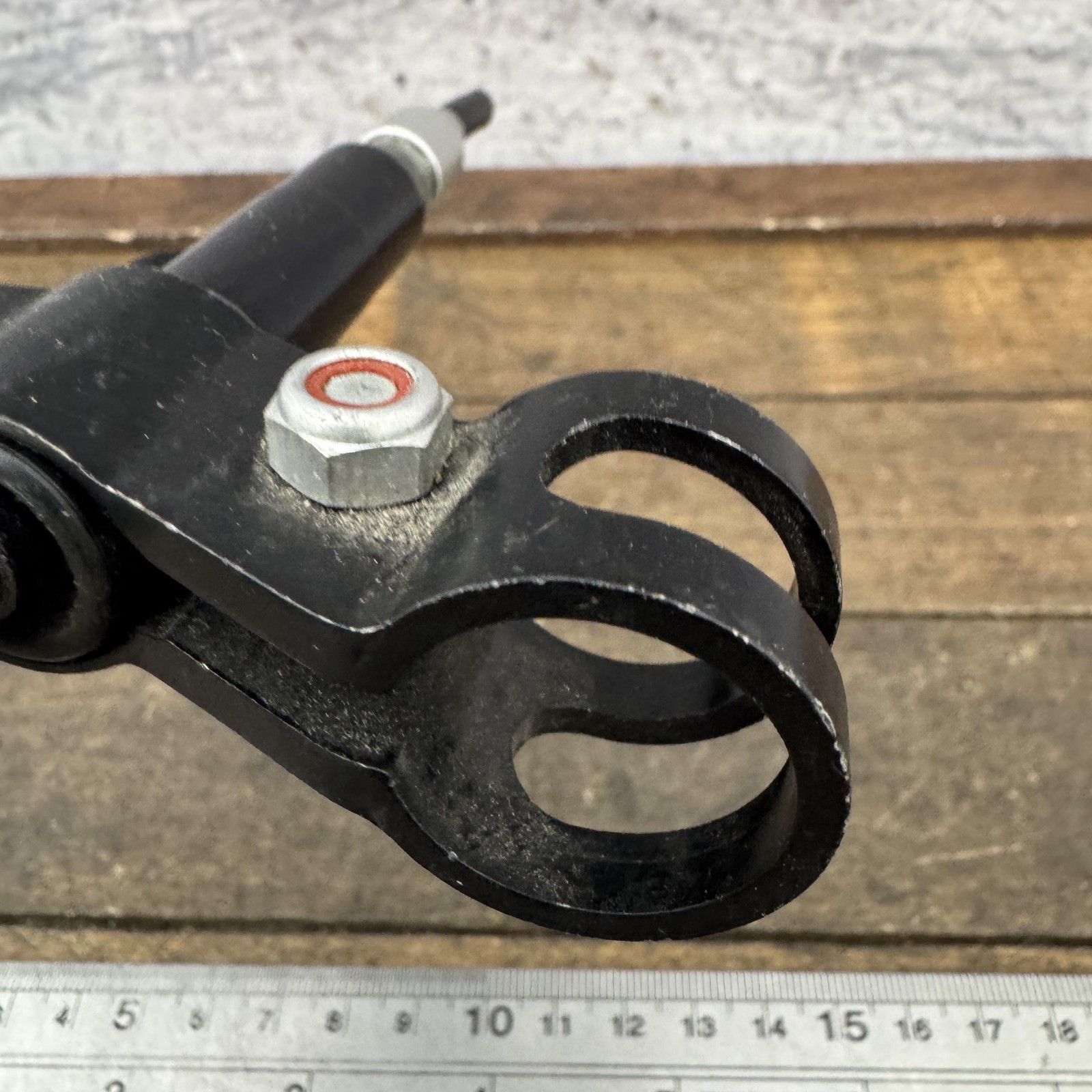 Vintage Hope Hydraulic Rim Brake Lever Black Silver 2-Finger TPA Dial Trials Par