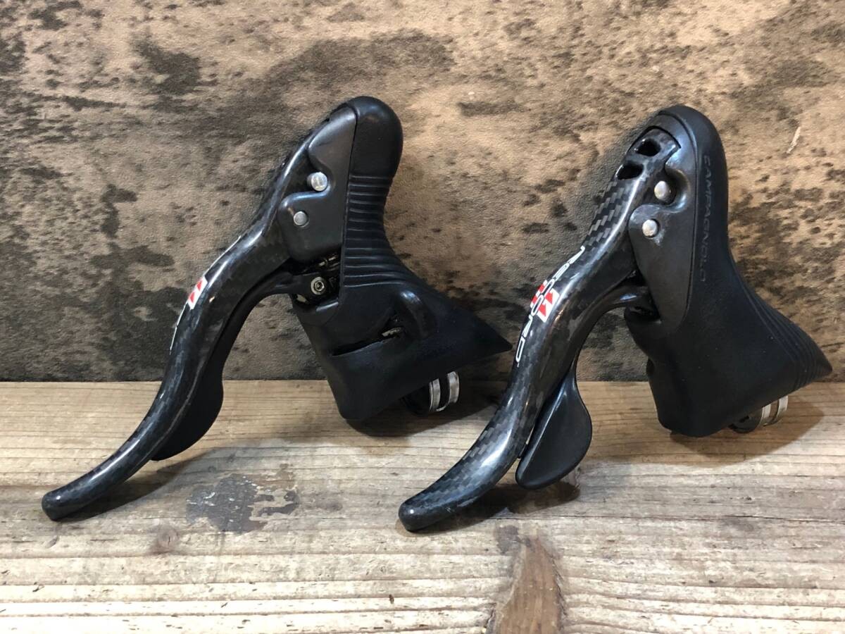 Campagnolo Record Carbon 11 Speed Ergopower Shifters Levers 2×11 Ultra ShiftRoad