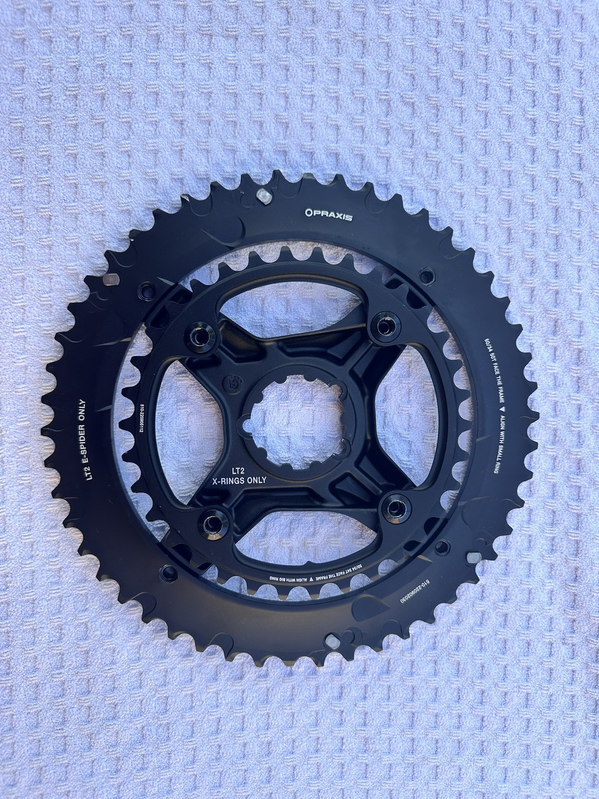 PRAXIS Works X-KIT Chainring/Spider Set 50/34T Direct Levantine II. 10-11-12 sp