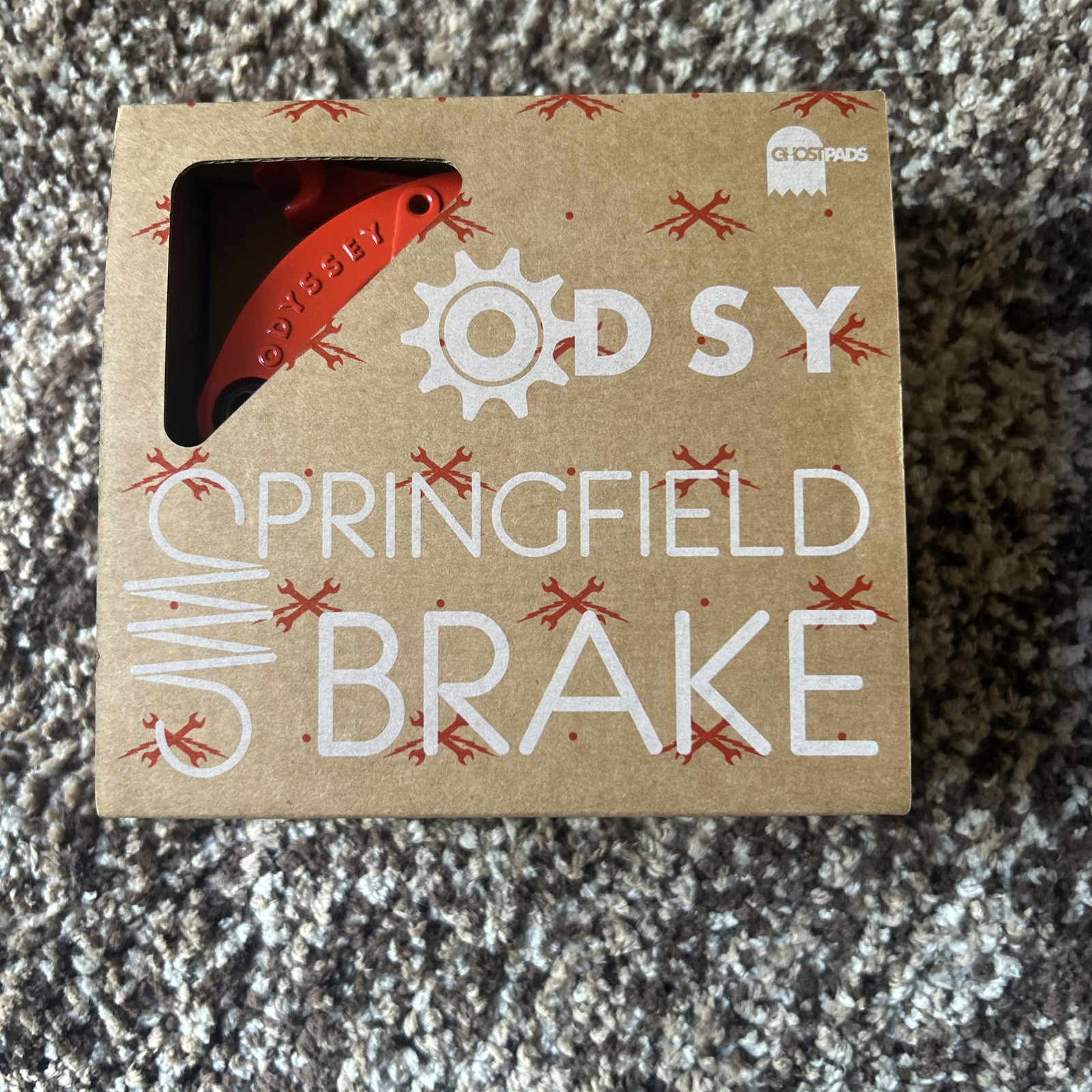 Brake Caliper Odyssey Springfield Sunday-Red U-Brake