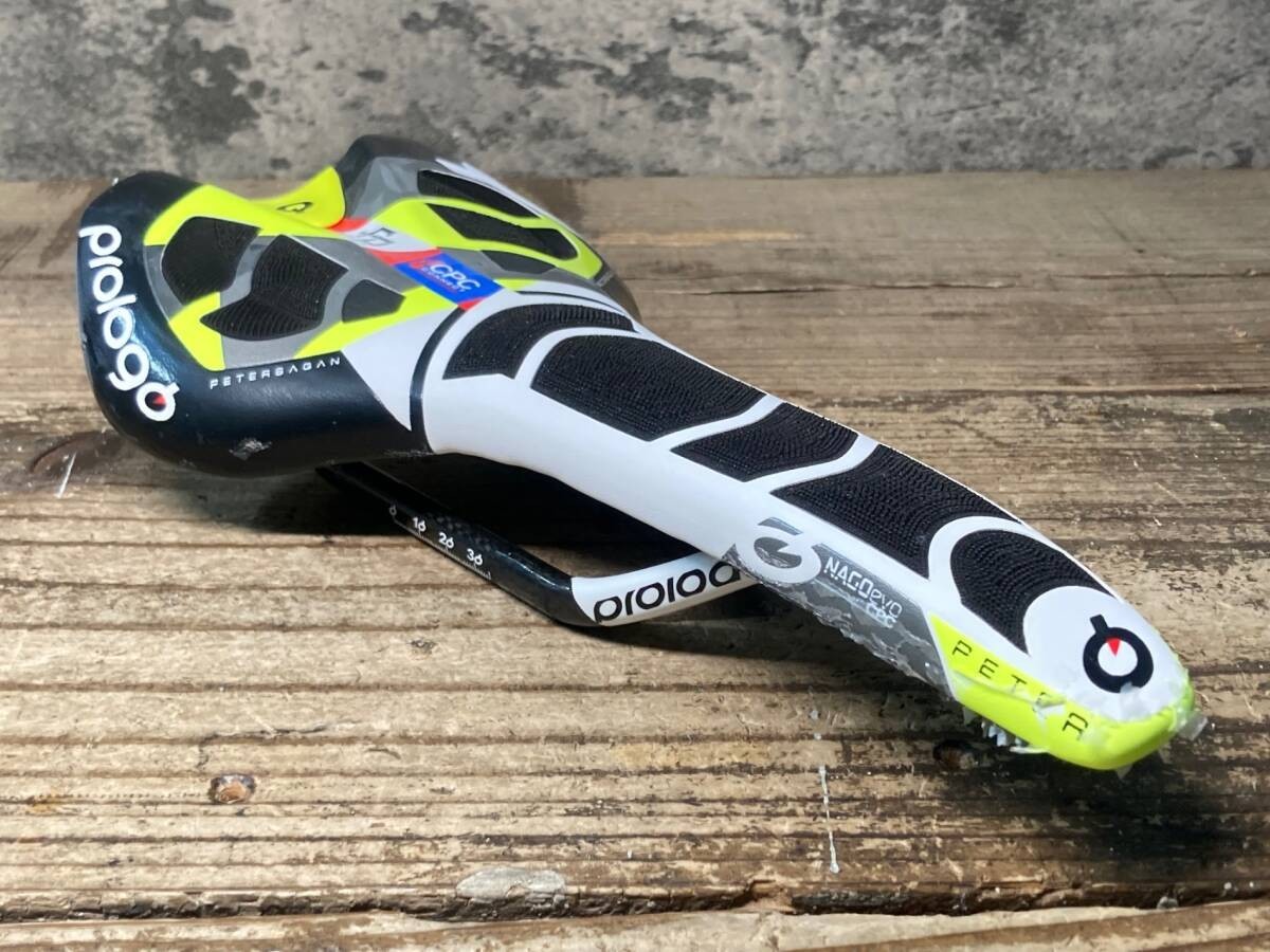 Prologo Nago Evo CPC Peter Sagan Edition Bicycle Saddle Carbon Nack Rail 134mm