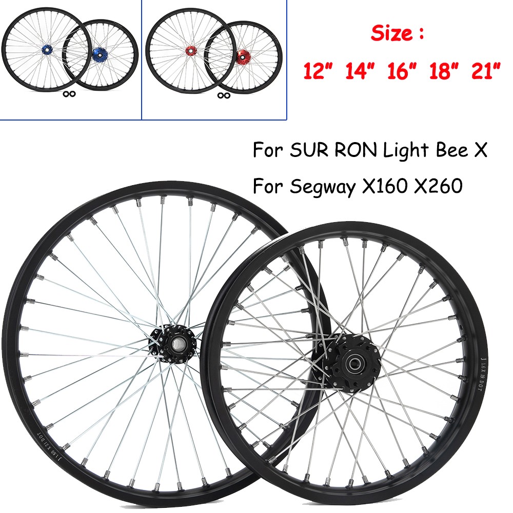 Spoke Front Rear Wheel 12 16 17 18 19 21 For Sur Ron Light Bee X For Segway X160