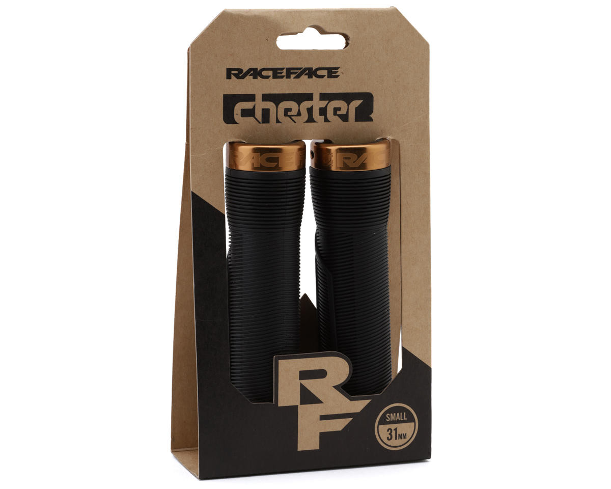 Race Face Chester Lock-On Grips (Black/Kash Money)