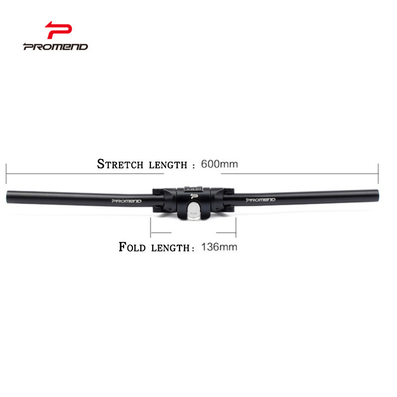 PROMEND Foldable Bicycle Handlebar MTB Mountain Bike Handlebar Fit 25.4mm 31.8mm