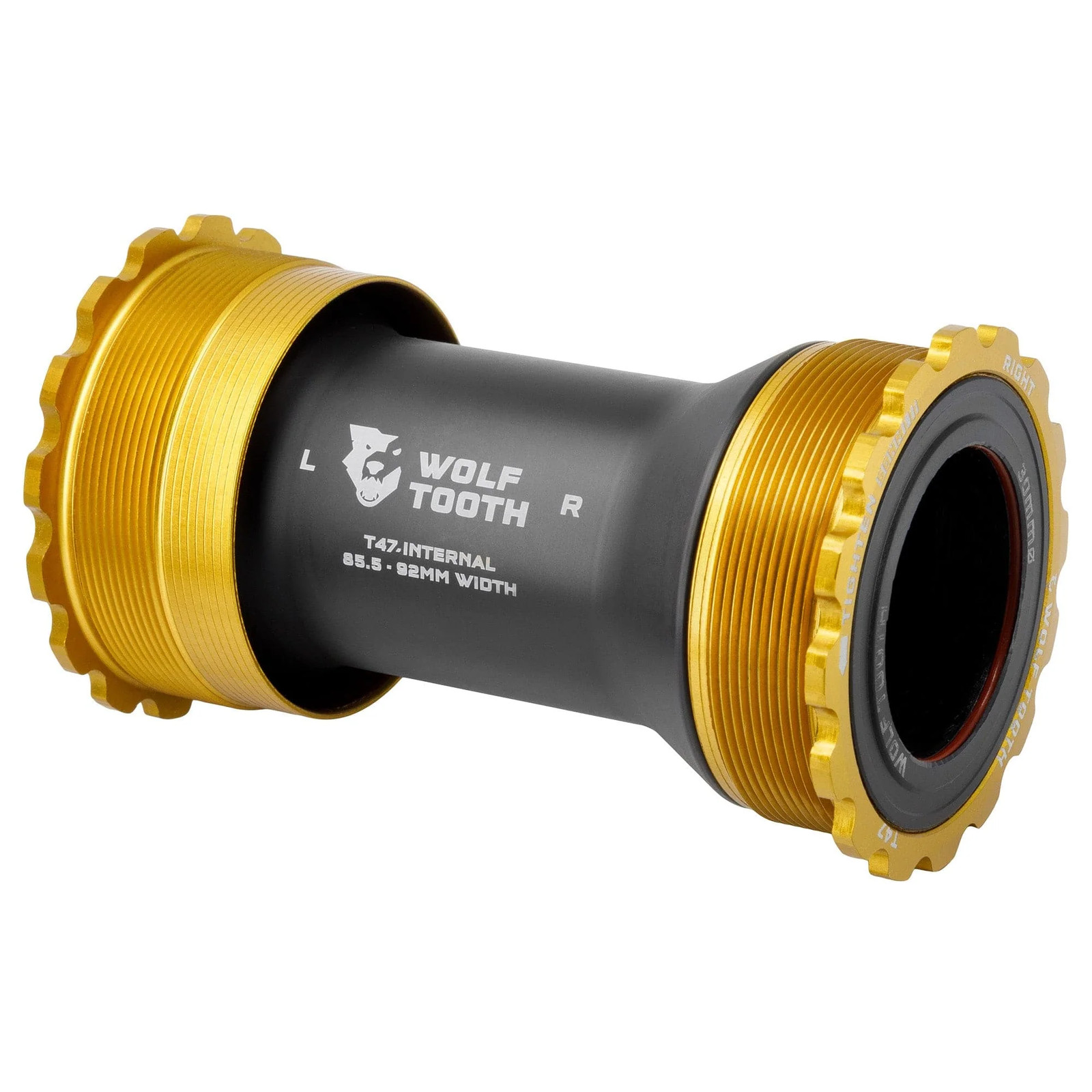 Wolf Tooth T47 Internal Bottom Bracket 30mm Gold – Durable, Lightweight,