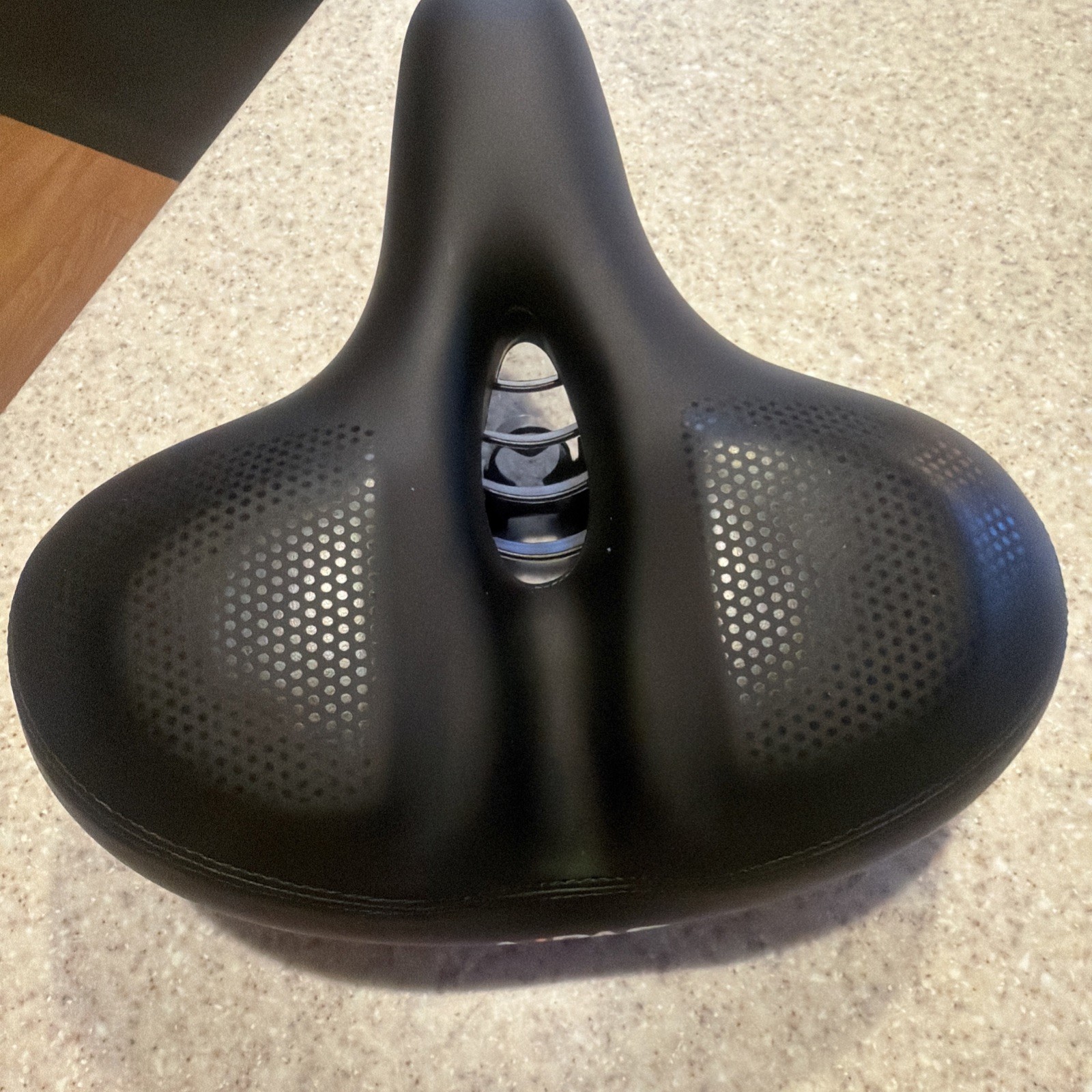 Oversized Bike Seat for Men & Women Comfort, Extra Wide Bicycle Seat Cushion