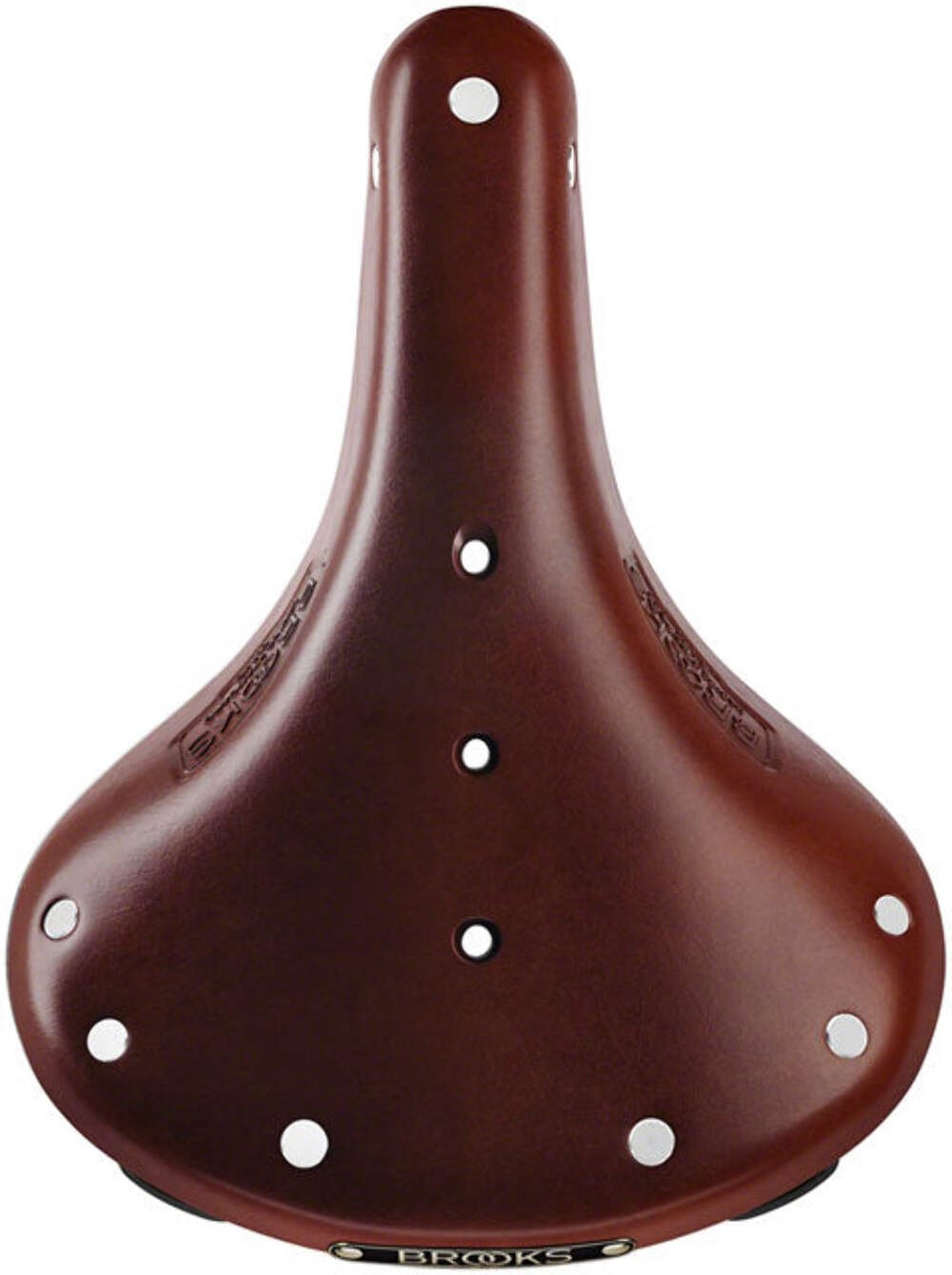 Brooks B17 Short Saddle – Steel, Antique Brown