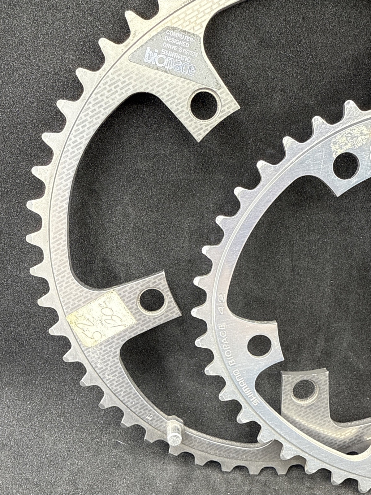 NEW Shimano 600 BIO-PACE 52/42-tooth Chainring Set 130mm BCD