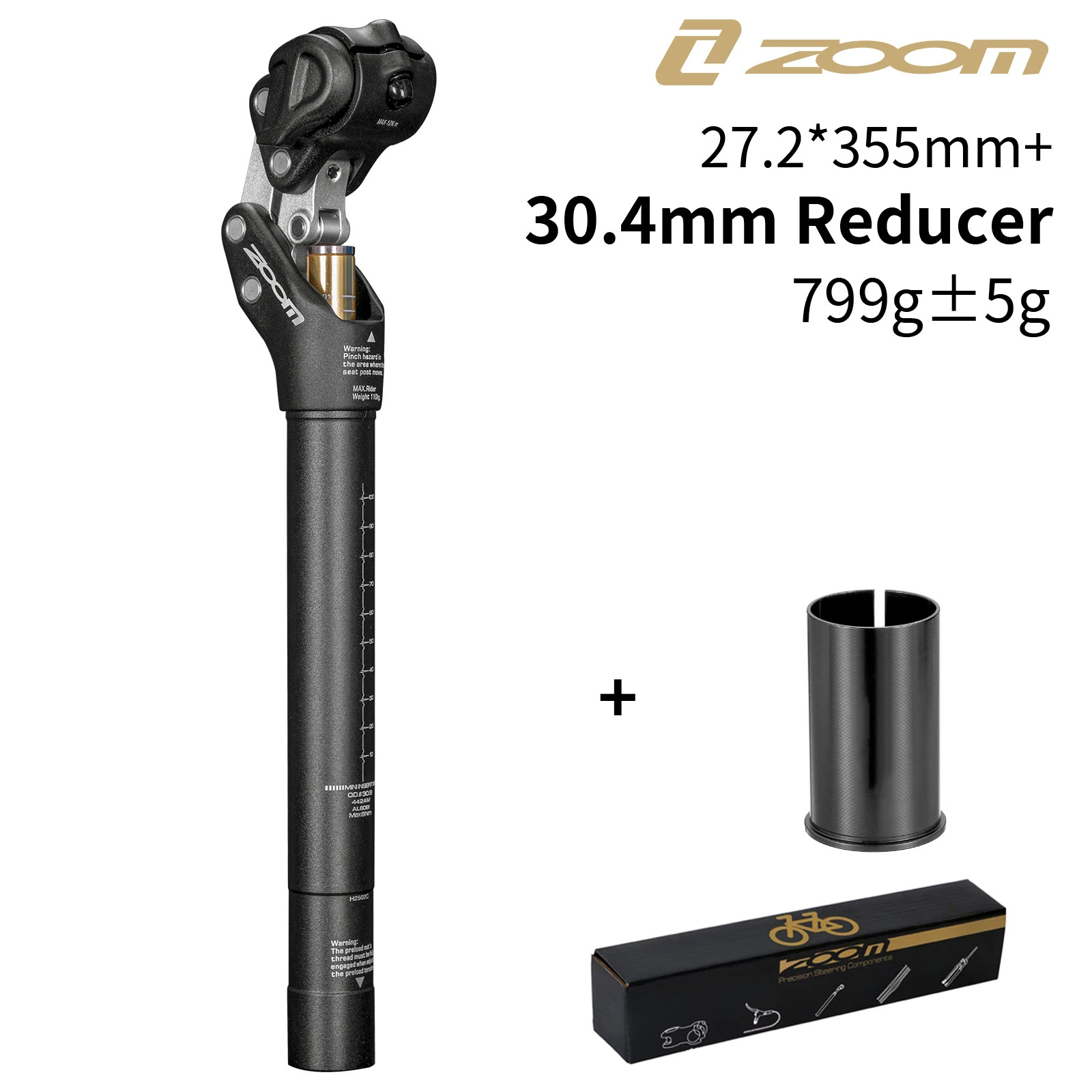 ZOOM MTB Suspension Seatpost 27.2/30.9/31.6mm Shock Absorber Bike Seat Post