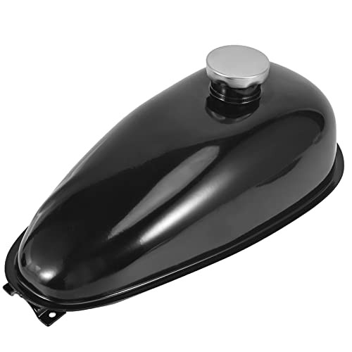 Upgrade Metal Fuel Gas Tank with Petcock Cap for 49cc 50cc 4L (1.06 Gallons)