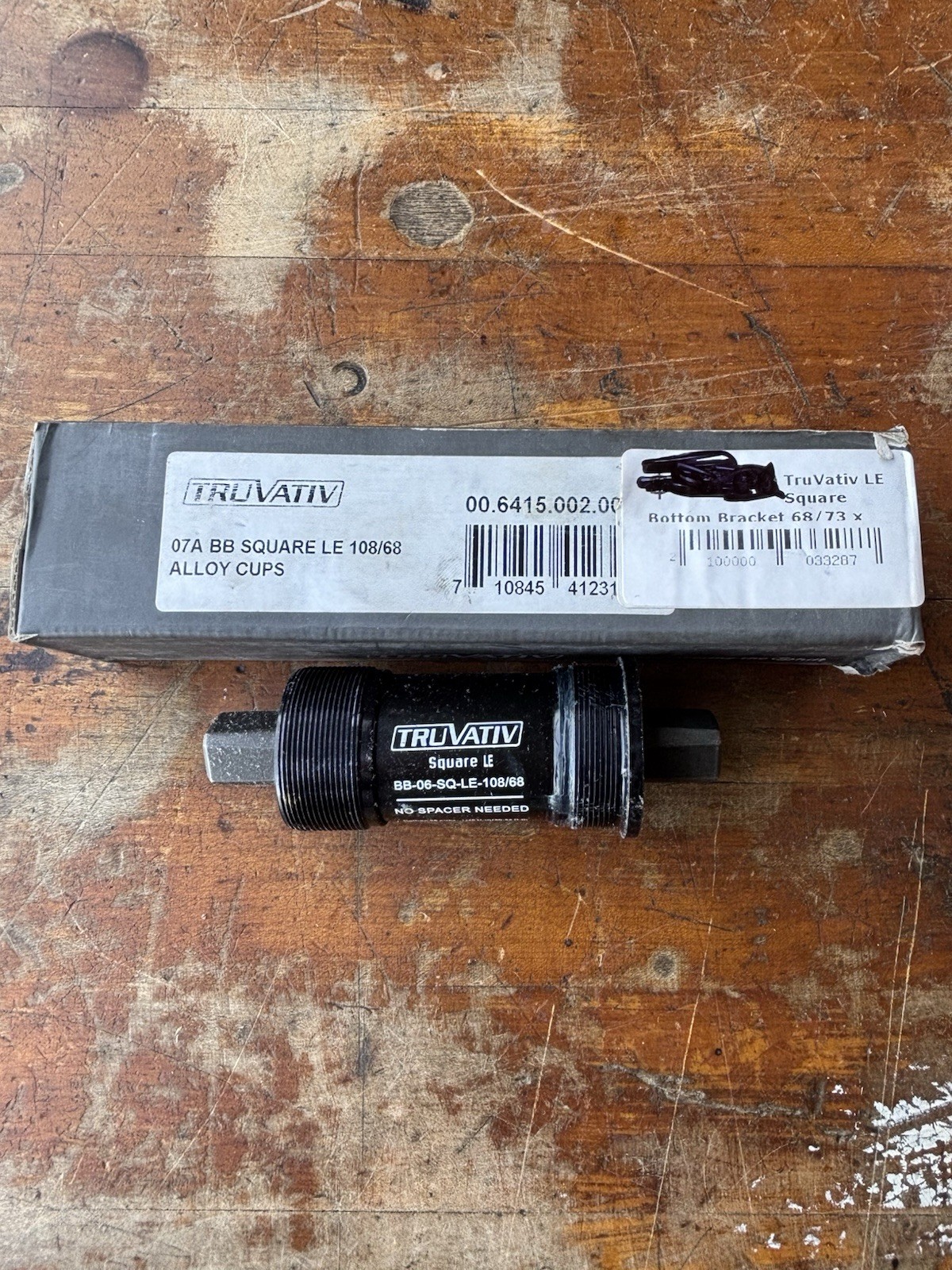 TruVativ Square Taper Bottom Bracket LE English Thread 68 x 108 JIS