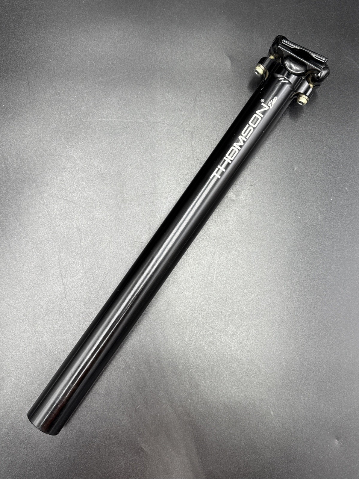 THOMSON Elite Zero Setback 30.9mm x 367mm Black Seatpost NEAR MINT USED