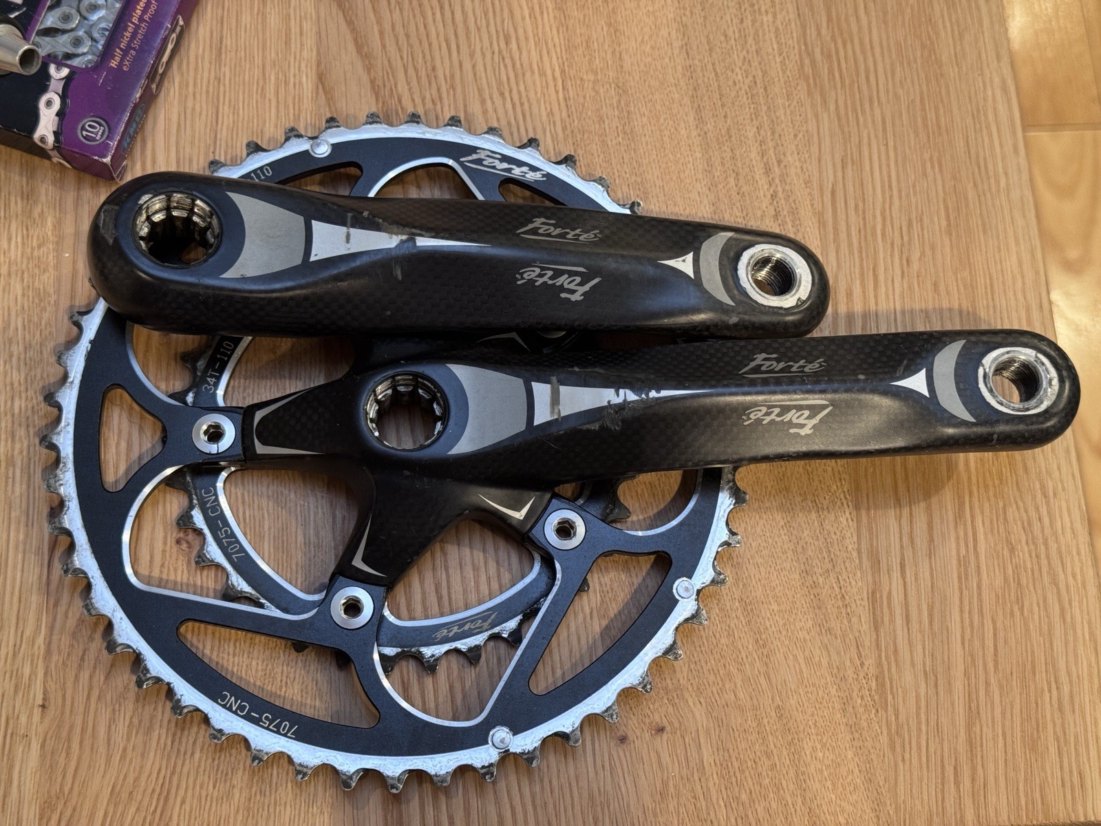 Sram Rival 10 speed Groupset With Carbon Cranks And Dura Ace Brakes