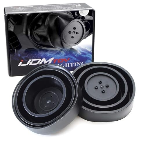 90mm-Universal Front Road Illuminating Light Housing Rear End Rubber 70-90mm