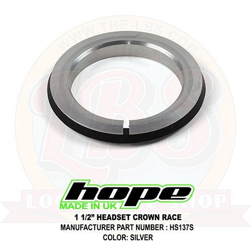 Hope 1-1/2″ 1.5″ Headset Crown Race 07 Silver HS137S – Brand New