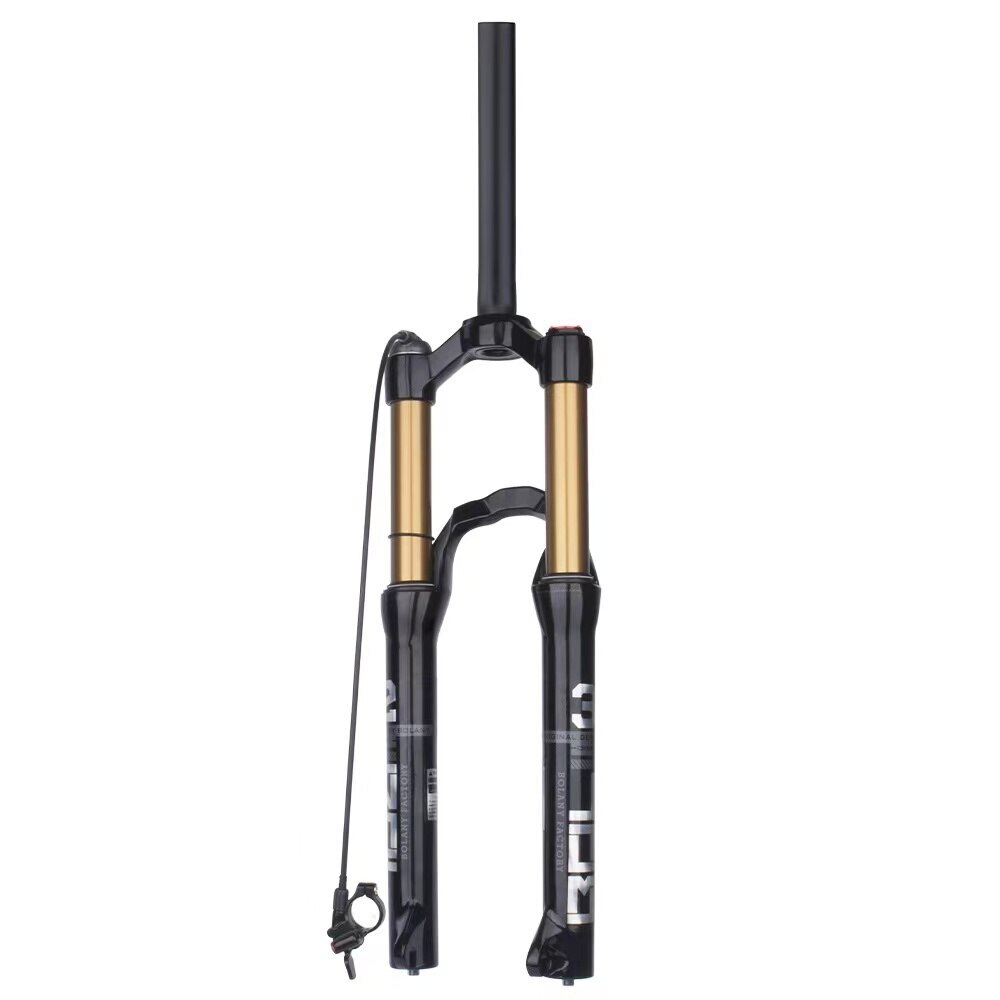 24″ Mountain Bike Air Fork Disc Brake Shock Absorber Quick Removal Front Fork