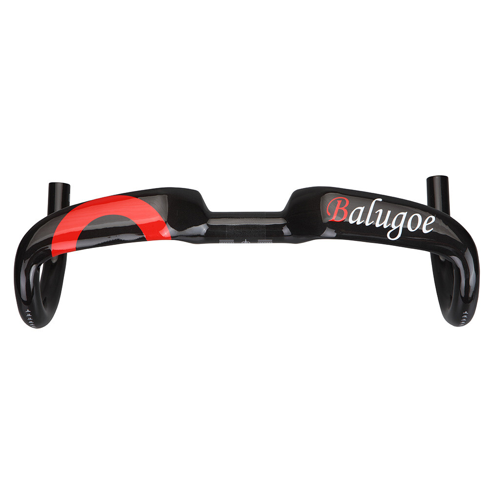 Carbon Fiber Handlebar Rise Bar Road Bike Aero Drop Bar 31.8*400/420/440mm Gloss