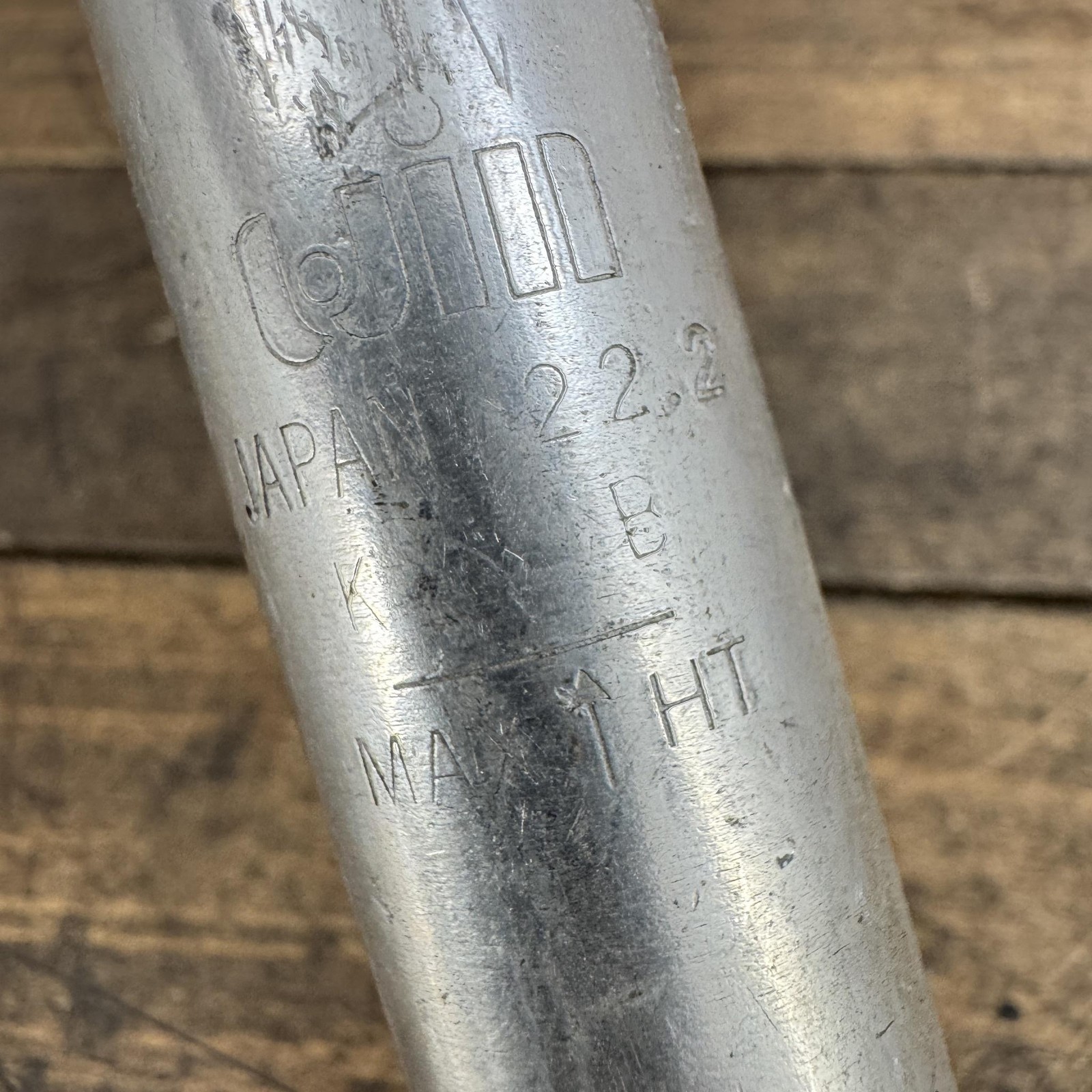 Vintage Miyata Quill Stem 60mm 25.4 Clamp 22.2 Japan Silver M Logo Alloy 80s