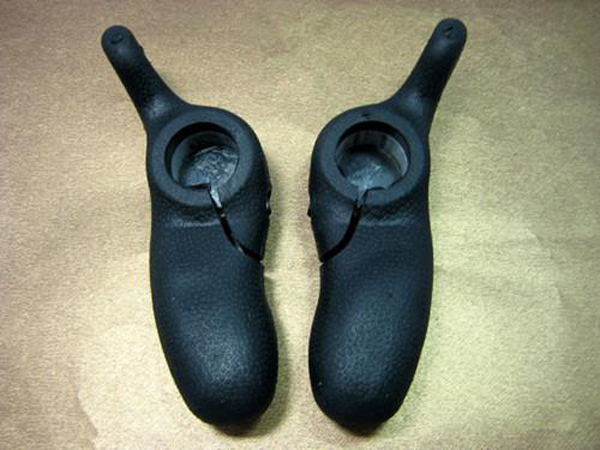 Black Cycling MTB Sports Bike Anti-Shock Bicycle Handlebar Bar Rubber End Grips