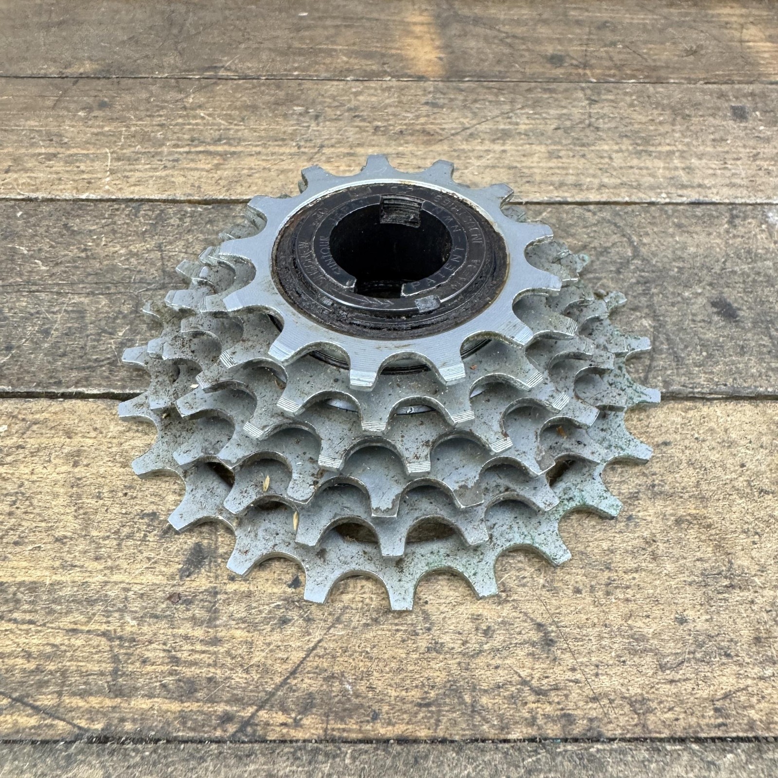 Vintage Suntour Freewheel 6 Speed 13-24T 24T Silver Steel Maeda Japan Road Bike