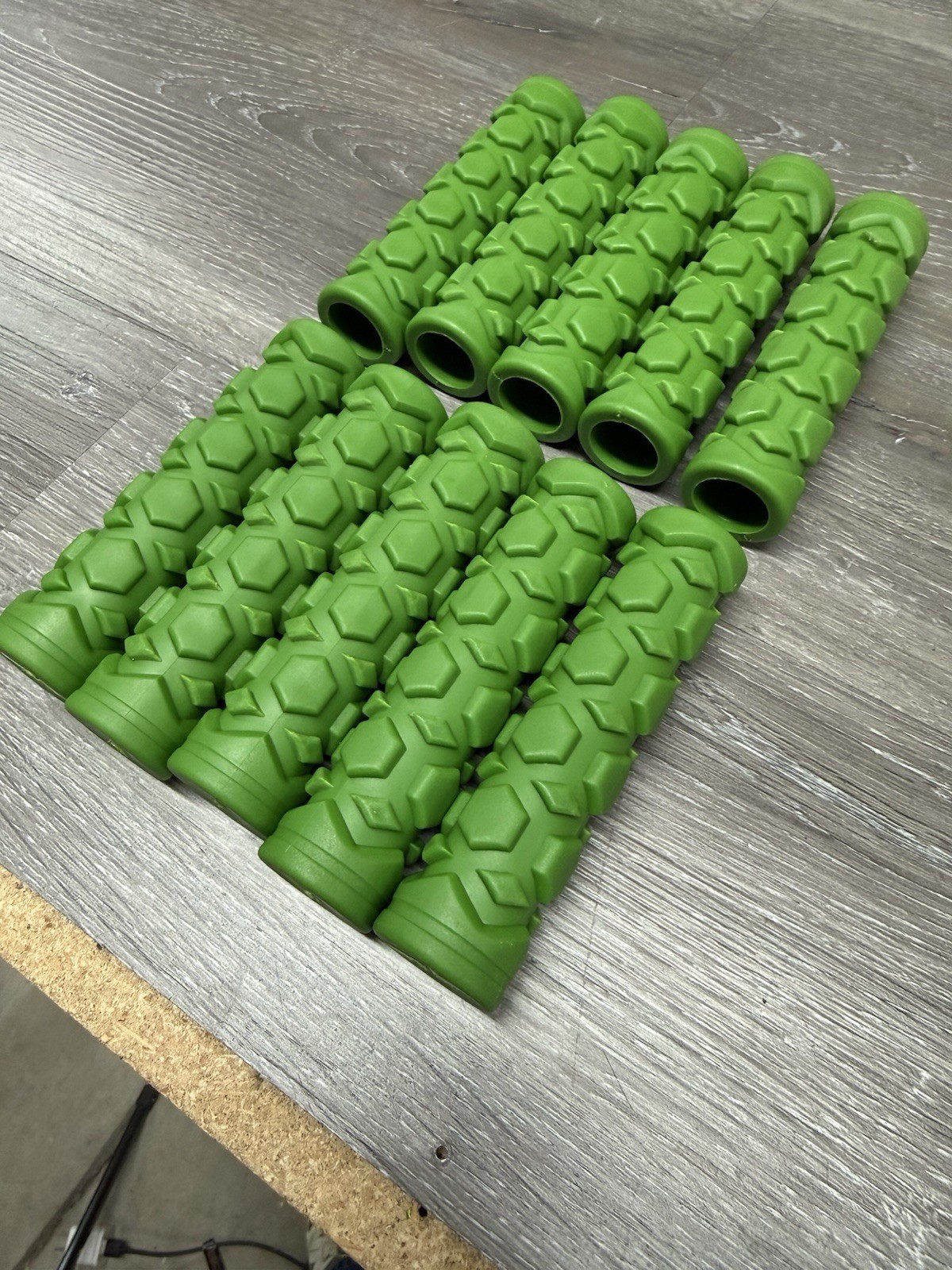 5 Pairs of OEM Green Bicycle Bike Grips Cruiser Kids Bikes