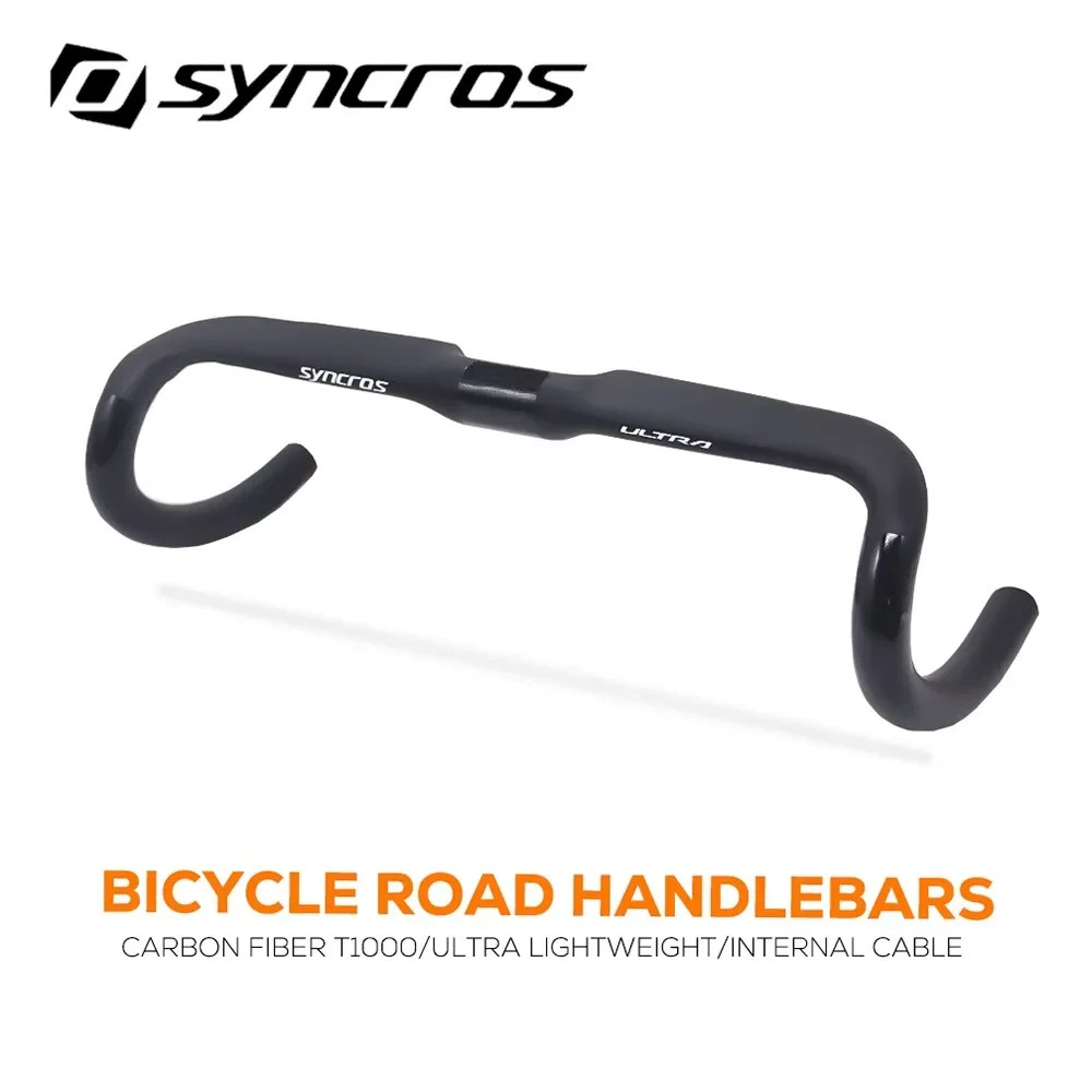 Syncros Road Bicycle Handlebar 380mm/400mm/420mm/440mm Internal Routing Drop Bar