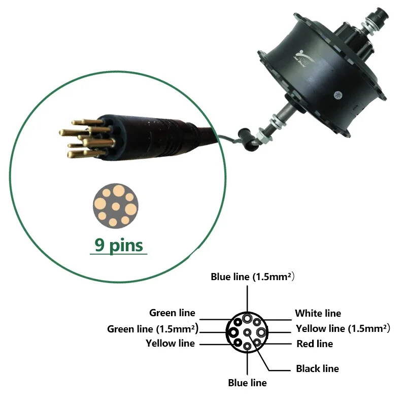 48V 1000W Fat Tire Freewheel Rear Hub Motor for Snow E-bike 20/26er Wheel