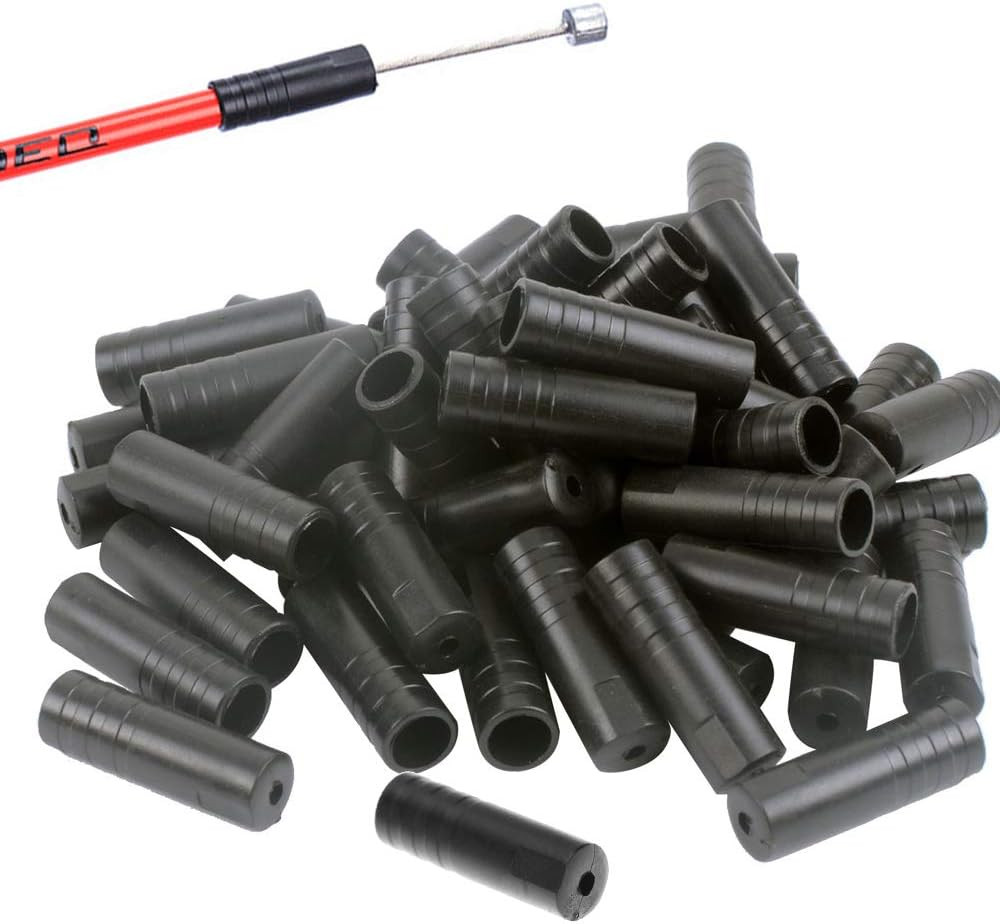 Saiper 200Pcs Bike Derailleur Shift and Brake Wire Cable Housing Ferrule End Cap