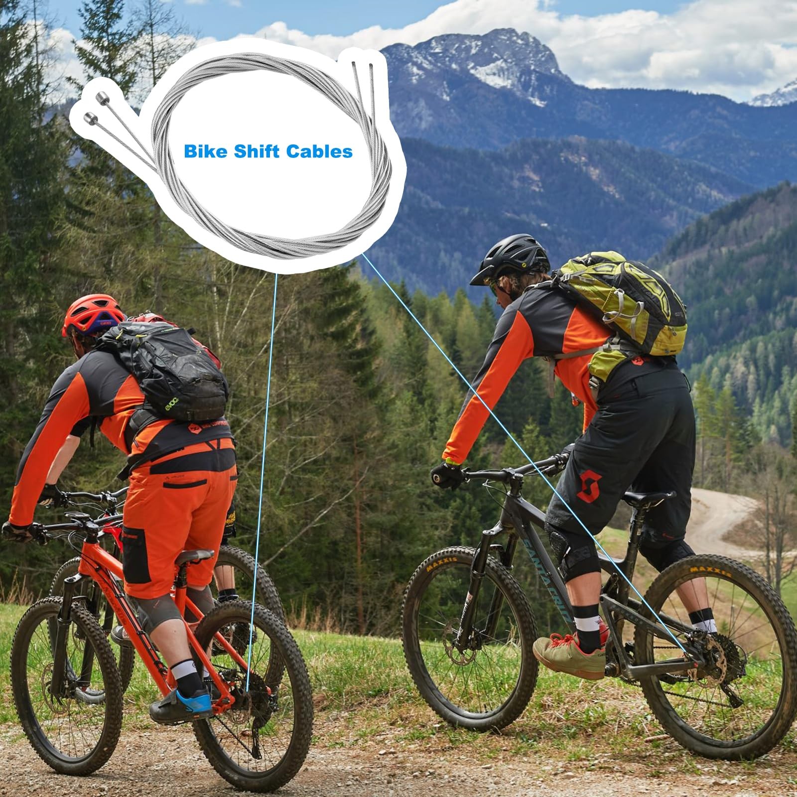 Bike Brake Cable Kit for MTB – Premium Mountain Bicycle Brake Cable Replacemen