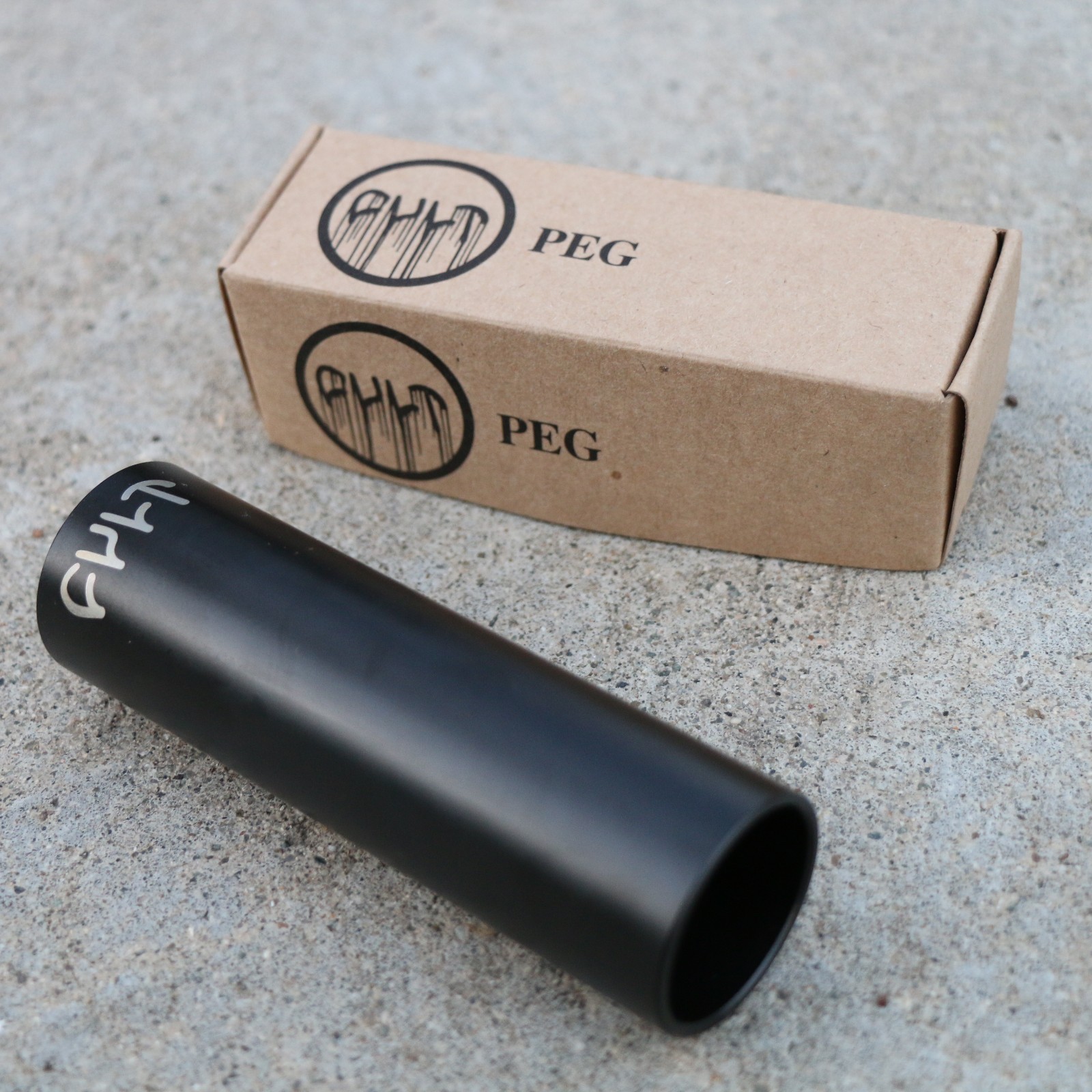 CULT BMX BIKE DOOMSDAY BLACK CHROMOLY PEG 4.5″ LONG ECLAT PRIMO ODYSSEY STRANGER