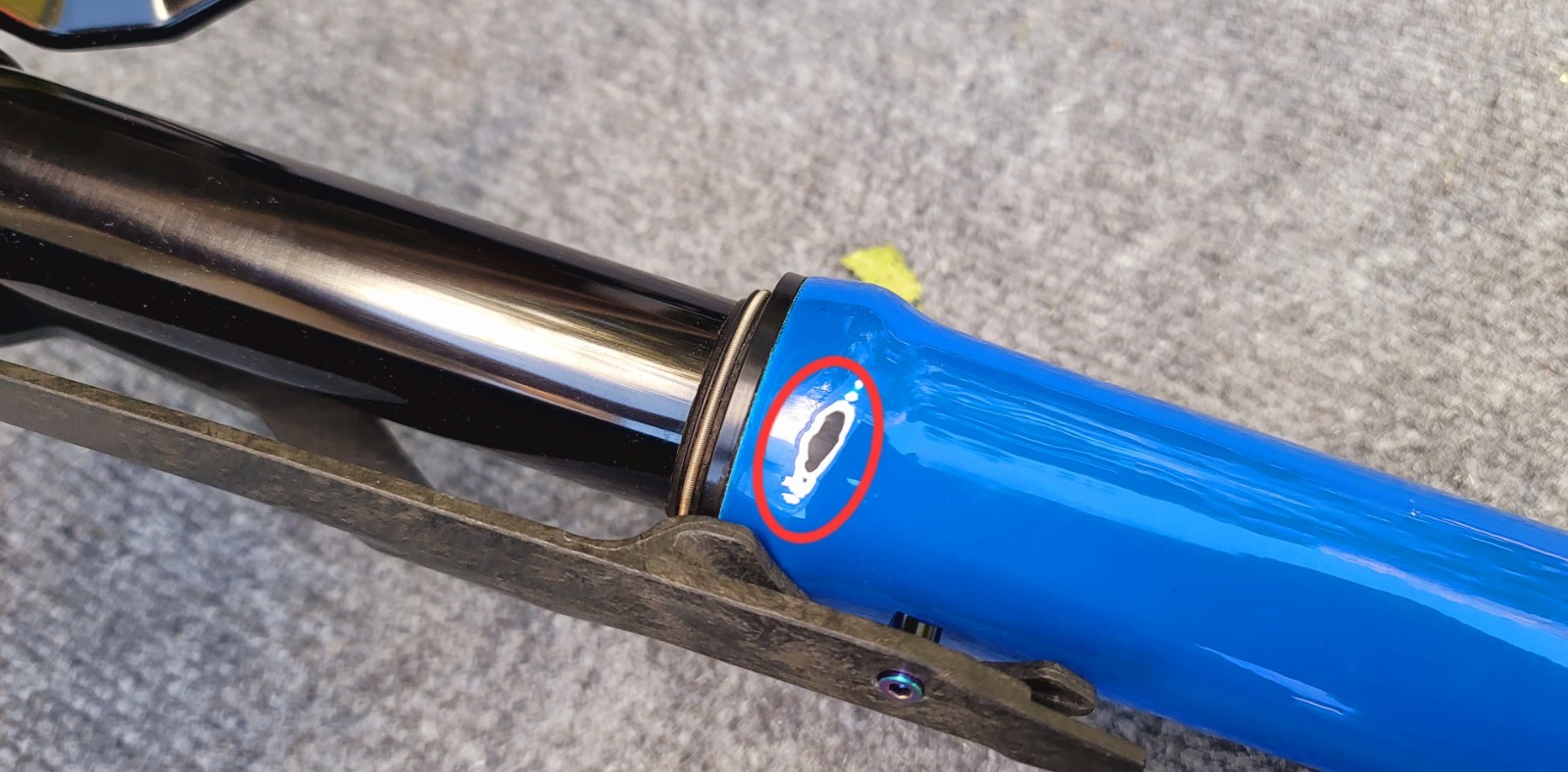 Cannondale Lefty ocho carbon 29- 100mm BLUE