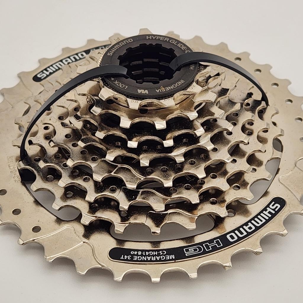 Shimano Acera HG41 8-Speed 11-34t Mega Range Bike Cassette Silver OPEN PACKAGE