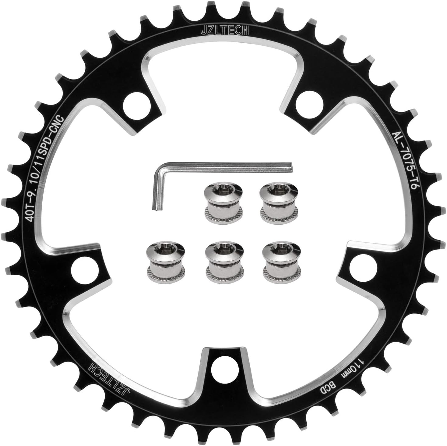 110 BCD Bike Chainring: 36T 38T 40T 42T 44T 46T 48T 50T 52T 54T 56T 58T Round Na