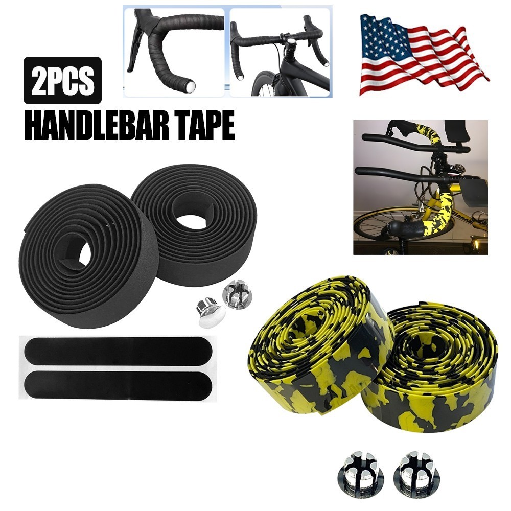 2PCS EBIKE BICYCLE HANDLEBAR HEAVY DUTY GRIP TAPE ROAD BIKE CYCLOCROSS BAR PAD