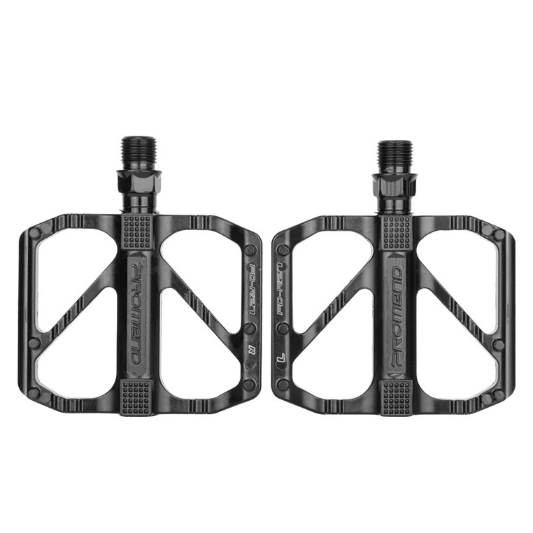 1 Pair 9/16″ Flat MTB Bicycle Pedals Aluminum Alloy Non Slip Cleat Bearing