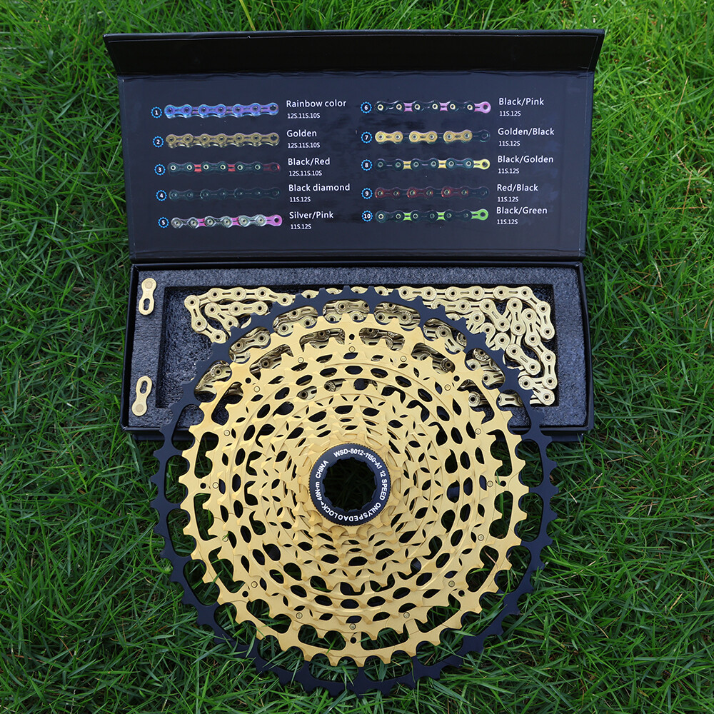 12s Mountain Bicycle Cassette 11-50T MTB Bike Freewheel Chain For Shinamo HG
